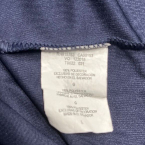 Champion Short Sleeve Shirt Navy Blue Size Large EUC - Picture 6 of 8